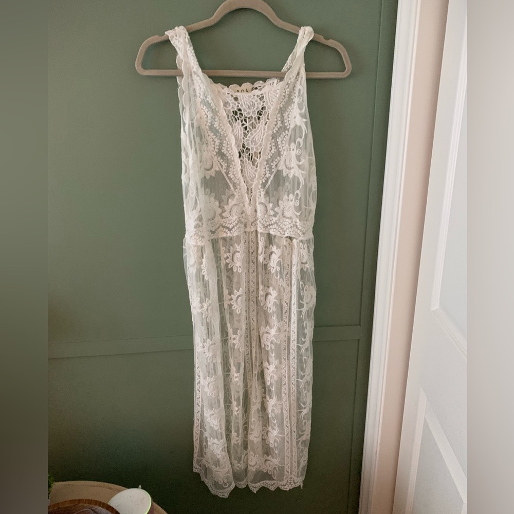 hippy lacy cover up or dress